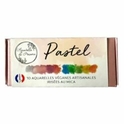 Aquarelle De Provence® | Pastel Watercolour Set - 10 Pastel & Iridescent Colours