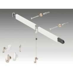 Asre White Studio Picture Rails -GREATART Sales AsreWhiteStudioPictureRails 2