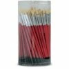Bristle Brush Assortment Of 144 Brushes -GREATART Sales BristleBrushAssortmentof144Brushes