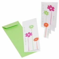 Clairefontaine 'Pollen' DIN Long Folding Cards -GREATART Sales Clairefontaine26230393BPollen26230393BDINLongFoldingCards 2