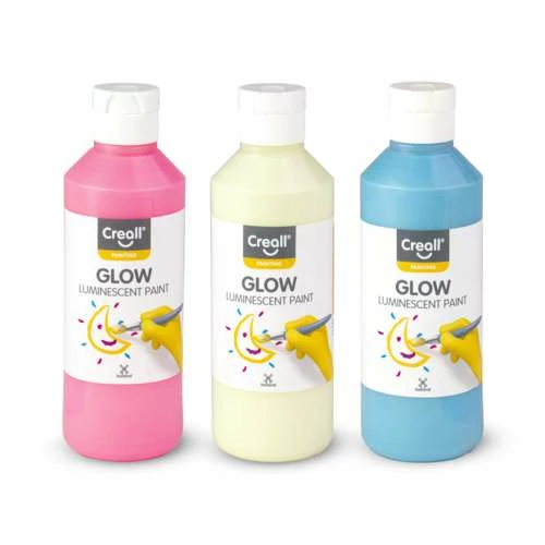 Creall Glow Luminescent Paints 3 Creall Glow Luminescent Paints