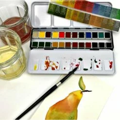 DANIEL SMITH | EXTRA FINE™ Watercolours — Half Pan Sets -GREATART Sales DANIELSMITH7CEXTRAFINEE284A2watercoloursE28094HalfPansets 5