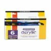 Daler-Rowney Graduate Acrylic Primary Set - 75ml Tubes -GREATART Sales Daler RowneyGraduateAcrylicPrimarySet 75mltubes