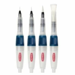 Derwent Push Button Waterbrush Assorted Set -GREATART Sales DerwentPushButtonWaterbrushAssortedSet 2