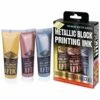Essdee Premium Lino Printing Inks Metallic Set