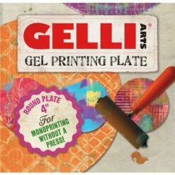 GELLI ARTS® | Gel Printing Plate — Circular -GREATART Sales GELLIARTSC2AE7CGelPrintingPlateE28094circular 2