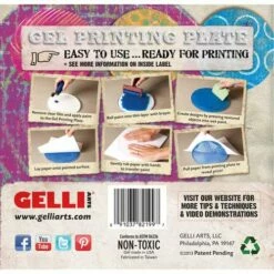 GELLI ARTS® | Gel Printing Plate — Circular -GREATART Sales GELLIARTSC2AE7CGelPrintingPlateE28094circular 3