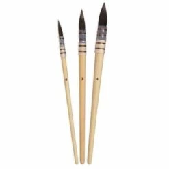 Gerstaecker Squirrel Hair Watercolour Wash Brush Set