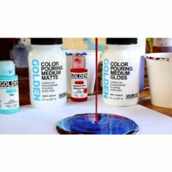 Golden Color Gloss Pouring Medium -GREATART Sales GoldenColorGlossPouringMedium 3