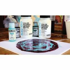 Golden Color Gloss Pouring Medium -GREATART Sales GoldenColorGlossPouringMedium 4