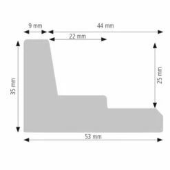 I LOVE ART | Stepped Profile Floater Frames — Natural -GREATART Sales ILOVEART7CSteppedProfileFloaterFramesE28094natural 4