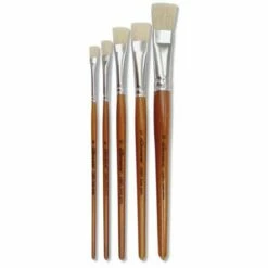 Léonard Flat Bristle Brush Set 13 Léonard Flat Bristle Brush Set -GREATART Sales LC3A9onardFlatBristleBrushSet 5