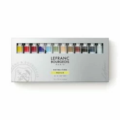 Lefranc & Bourgeois Extra Fine Oil Paint Set Of 12 Tubes