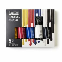Liquitex Basics Acrylic Primary Colours Set -GREATART Sales LiquitexBasicsAcrylicPrimaryColoursSet 5