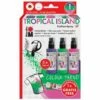 Marabu Fashion Spray Set Tropical Island -GREATART Sales MarabuFashionSpraySetTropicalIsland