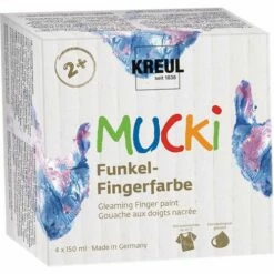 Mucki Gleaming Finger Paint Set