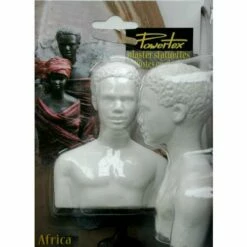 Powertex Plaster Figures - African Male Full Bust