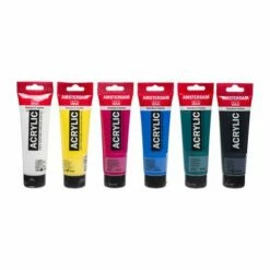 Royal Talens | AMSTERDAM Classroom Set — 6 X 120 Ml Tubes -GREATART Sales RoyalTalens7CAMSTERDAMClassroomSetE280946x120mltubes 2
