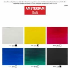 Royal Talens | AMSTERDAM Classroom Set — 6 X 120 Ml Tubes -GREATART Sales RoyalTalens7CAMSTERDAMClassroomSetE280946x120mltubes 3