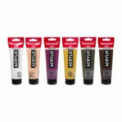 Royal Talens | AMSTERDAM Portrait Set — 6 X 120 Ml -GREATART Sales RoyalTalens7CAMSTERDAMPortraitSetE280946x120ml 2