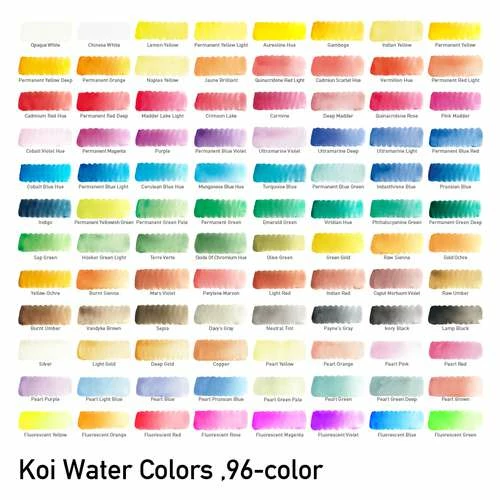 Sakura | Koi Water Color Studio Set — 96 Half Pans 6 Sakura | Koi Water Color Studio Set — 96 Half Pans - Image 4