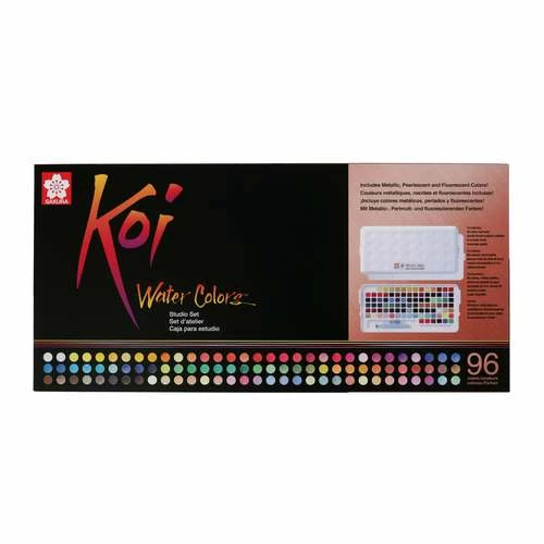 Sakura | Koi Water Color Studio Set — 96 Half Pans 7 Sakura | Koi Water Color Studio Set — 96 Half Pans - Image 5