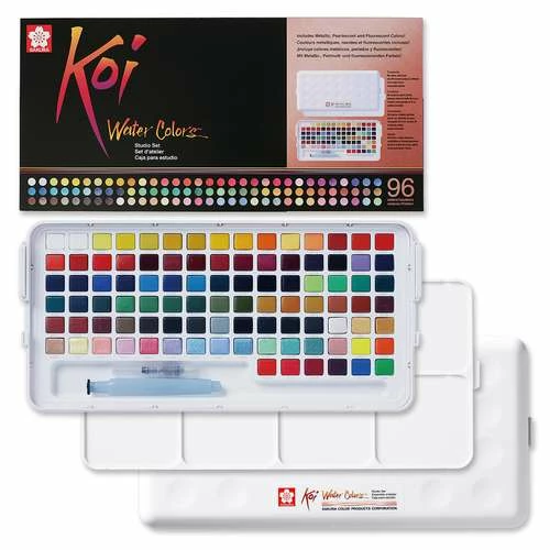 Sakura | Koi Water Color Studio Set — 96 Half Pans 3 Sakura | Koi Water Color Studio Set — 96 Half Pans