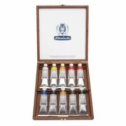 Schmincke Mussini Finest Oil Paints Wooden Box Set