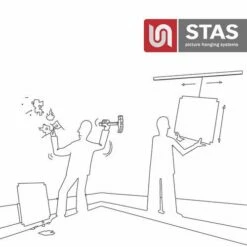 Stas Cliprail Hanging Set -GREATART Sales StasCliprailHangingSet 5