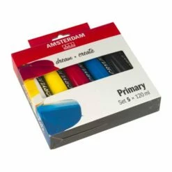 TALENS | AMSTERDAM ALL ACRYLICS Primary Set — 5 X 120 Ml Tubes 8 TALENS | AMSTERDAM ALL ACRYLICS Primary Set — 5 X 120 Ml Tubes -GREATART Sales TALENS7CAMSTERDAMALLACRYLICSPrimarysetE280945x120mltubes 2