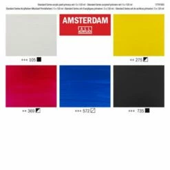 TALENS | AMSTERDAM ALL ACRYLICS Primary Set — 5 X 120 Ml Tubes 9 TALENS | AMSTERDAM ALL ACRYLICS Primary Set — 5 X 120 Ml Tubes -GREATART Sales TALENS7CAMSTERDAMALLACRYLICSPrimarysetE280945x120mltubes 3