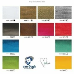 TALENS | Van Gogh Watercolour "Weihnachten" (Christmas) Pocket Box — 12 Half Pans 8 TALENS | Van Gogh Watercolour "Weihnachten" (Christmas) Pocket Box — 12 Half Pans -GREATART Sales TALENS7CvanGoghWatercolour26quot3BWeihnachten26quot3B28Christmas29PocketBoxE2809412halfpans 2