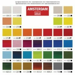 Talens Amsterdam Standard Series 36 Paint Set -GREATART Sales TalensAmsterdamStandardSeries36PaintSet 5