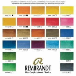 Talens Rembrandt Watercolour Metal Box Sets -GREATART Sales TalensRembrandtWatercolourMetalBoxSets 2
