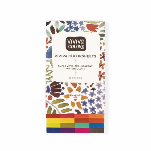 Viviva Colorsheets Watercolour Original Set 3 Viviva Colorsheets Watercolour Original Set