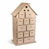 Wooden Advent Calendar House -GREATART Sales WoodenAdventCalendarHouse