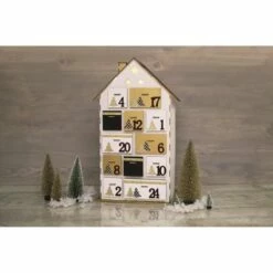 Wooden Advent Calendar House -GREATART Sales WoodenAdventCalendarHouse 2