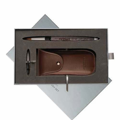 Da Vinci | COLINEO Travel Brush Set Series 5522-2022 — 2 Brushes+ Handle & Case 3 Da Vinci | COLINEO Travel Brush Set Series 5522-2022 — 2 Brushes+ Handle & Case