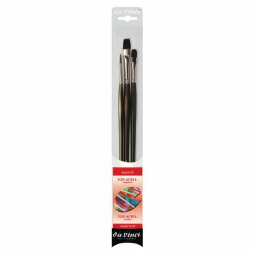 Da Vinci Top Acryl Brush Set 3 Da Vinci Top Acryl Brush Set