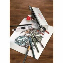 CARAN D'ACHE | GRAPHITE LINE Technalo — 7 Piece Set -GREATART Sales CARAND26230393BACHE7CGRAPHITELINETechnaloE280947pieceset 3