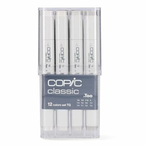 COPIC® | Classic Marker Set — 12 X Toner Grey 5 COPIC® | Classic Marker Set — 12 X Toner Grey - Image 3