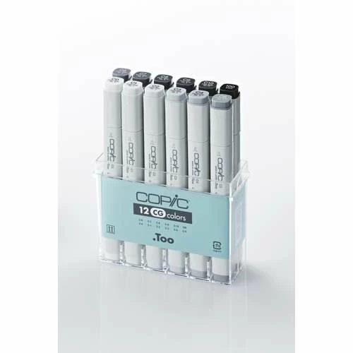 COPIC® | Classic Marker Set — 12 X Toner Grey 3 COPIC® | Classic Marker Set — 12 X Toner Grey