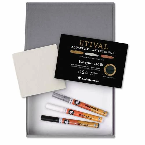 CLAIREFONTAINE Competence Grey Acryl Set 4 CLAIREFONTAINE Competence Grey Acryl Set - Image 2