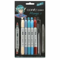 Copic Ciao 5 + 1 Manga Sets -GREATART Sales CopicCiao52B1MangaSets 4