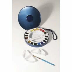 DALER-ROWNEY | Aquafine Watercolour Travel Set — 18 HALF PANS -GREATART Sales DALER ROWNEY7CAquafineWatercolourTravelSetE2809418HALFPANS 2