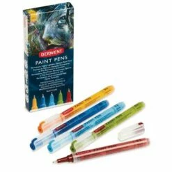 DERWENT | PAINT PEN Sets — 5 Pens -GREATART Sales DERWENT7CPAINTPENSetsE280945pens 1