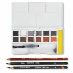 Derwent Shade And Tone Mixed Media Set -GREATART Sales DerwentShadeandToneMixedMediaSet 4