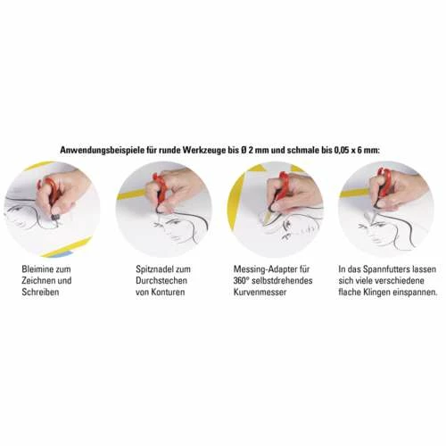 Ecobra Finger Craft Knife Set 8 Ecobra Finger Craft Knife Set - Image 6
