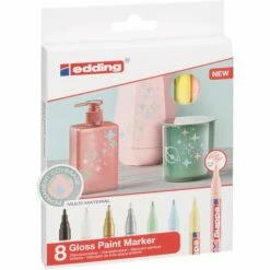 Edding 751 8 Pastel Gloss Marker Creative Set