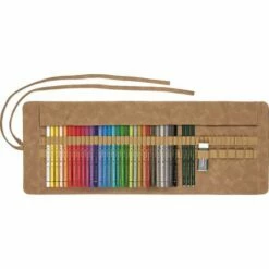FABER-CASTELL | Polychromos Pencil Wrap — Synthetic Leather -GREATART Sales FABER CASTELL7CPolychromosPencilWrapE28094syntheticleather 2